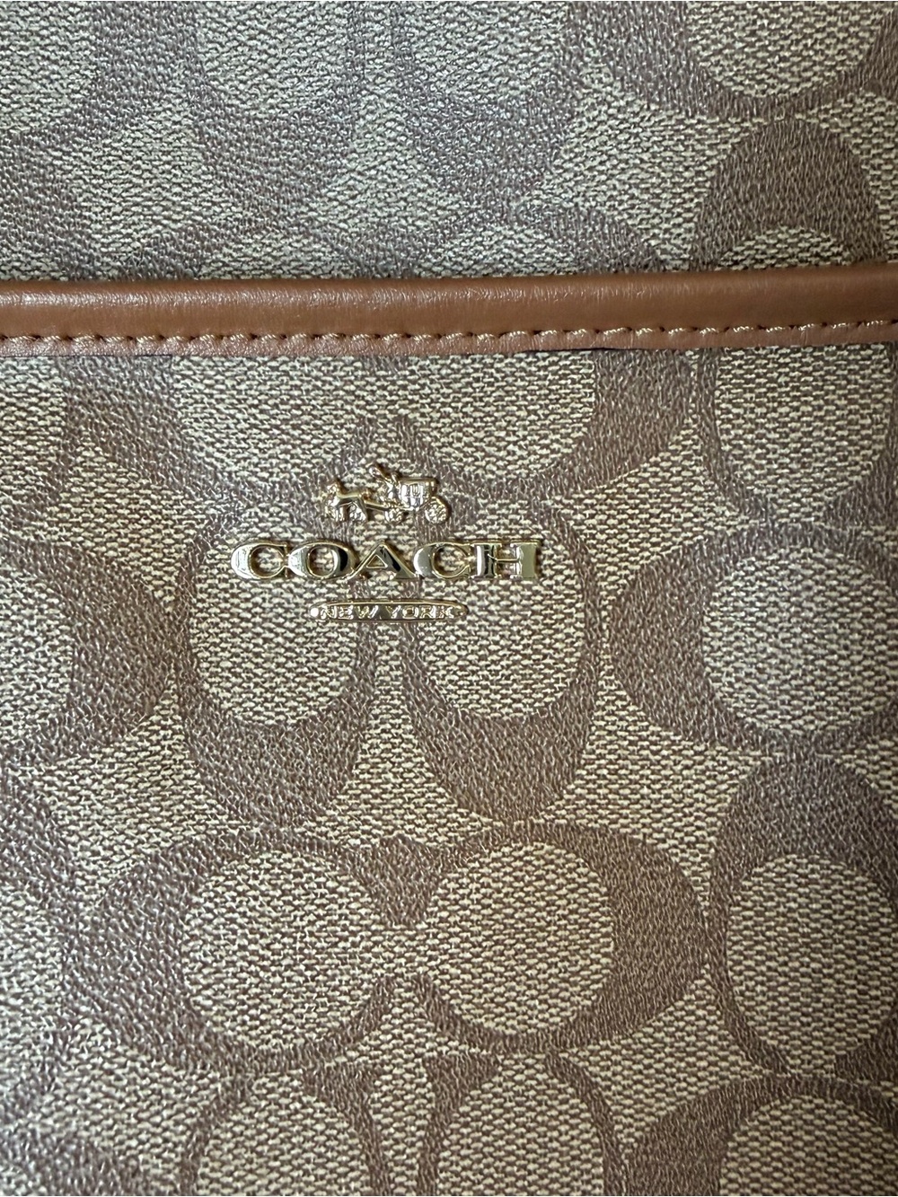 Coach F58297 Signature Coated-Canvas File Crossbody Bag - Picture 4 of 11